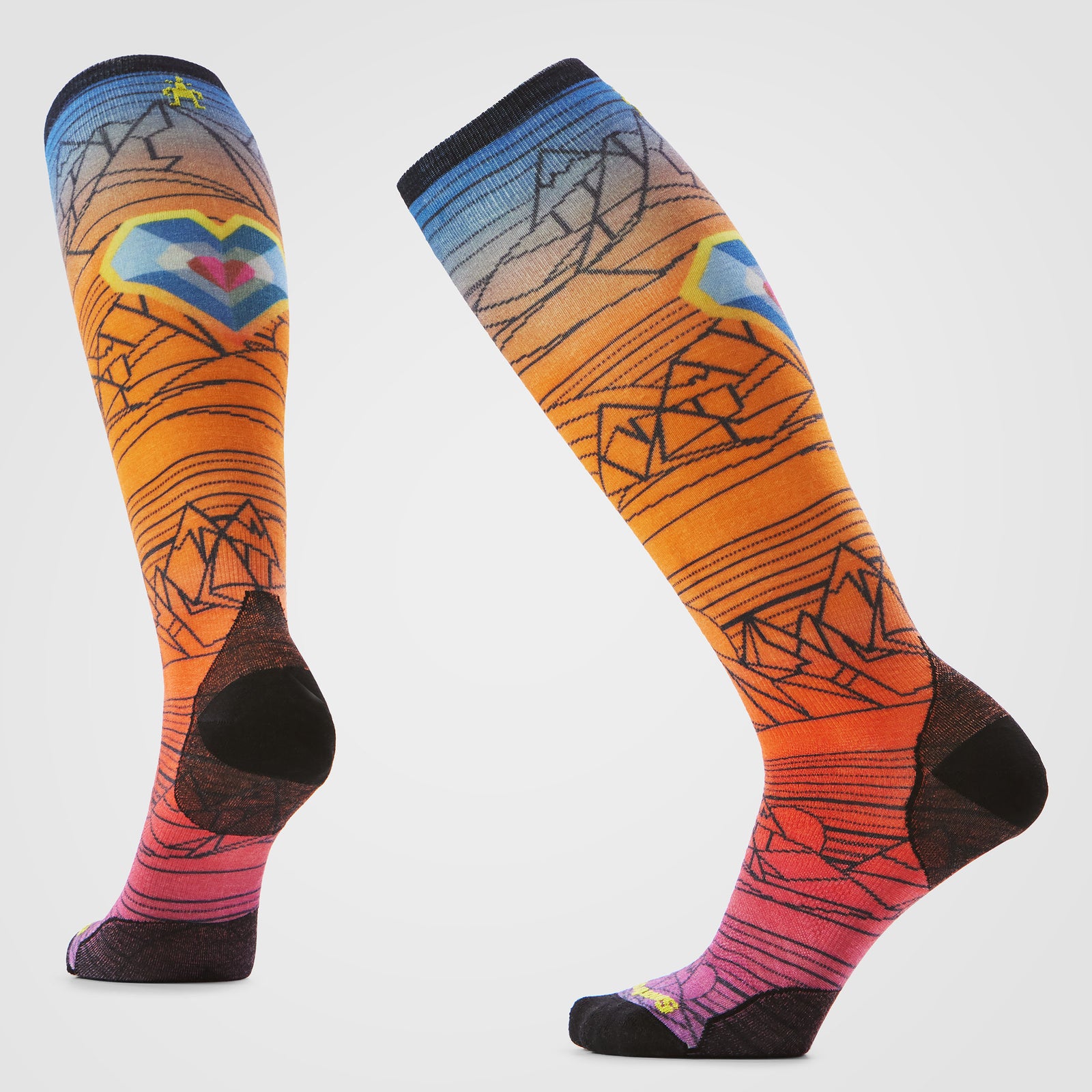 salomon divine ski socks Darn Tough Women's Function X Over-the-Calf Midweight M and body Smartwool Ski Zero Cushion Geo