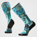 Ski Explorer Print Over The Calf Socks Deep Navy - ver - 1