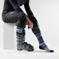 Ski Growling Grizzly Over The Calf Socks Black - ver - 2