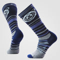 Ski Growling Grizzly Over The Calf Socks Black - ver - 1