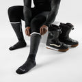Intraknit™ Snowboard Over The Calf Socks Black - ver - 2