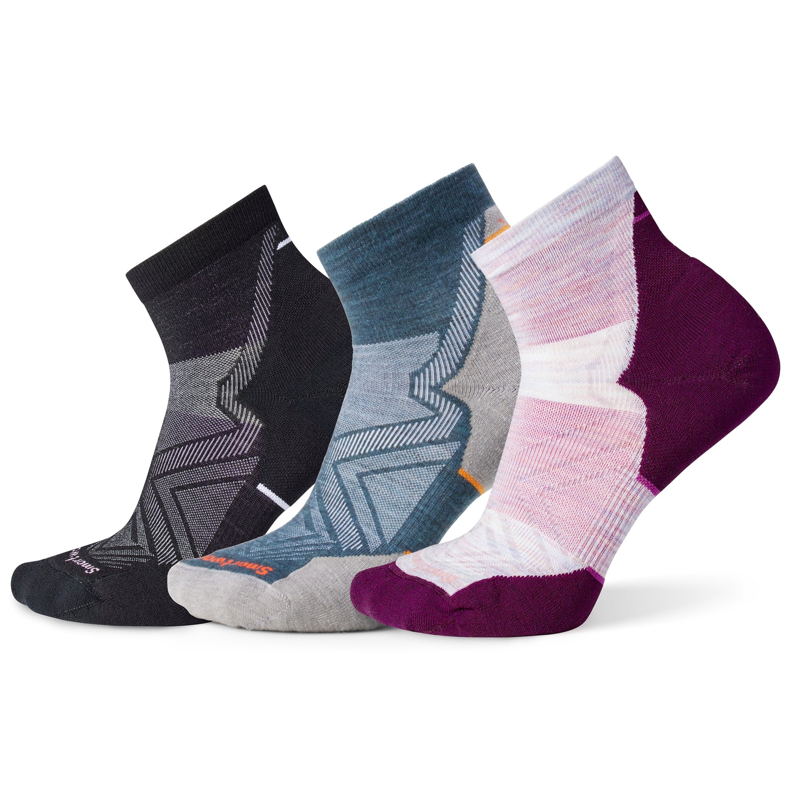 Women's Run Ankle Socks Trio Gift Box Nightfall Blue - ver - 2