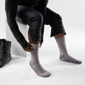 Mountaineer Classic Edition Second Cut™ Crew Socks Purple Iris - ver - 2
