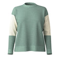 Women's Edgewood Crew Sweater Arctic Green - ver - 3