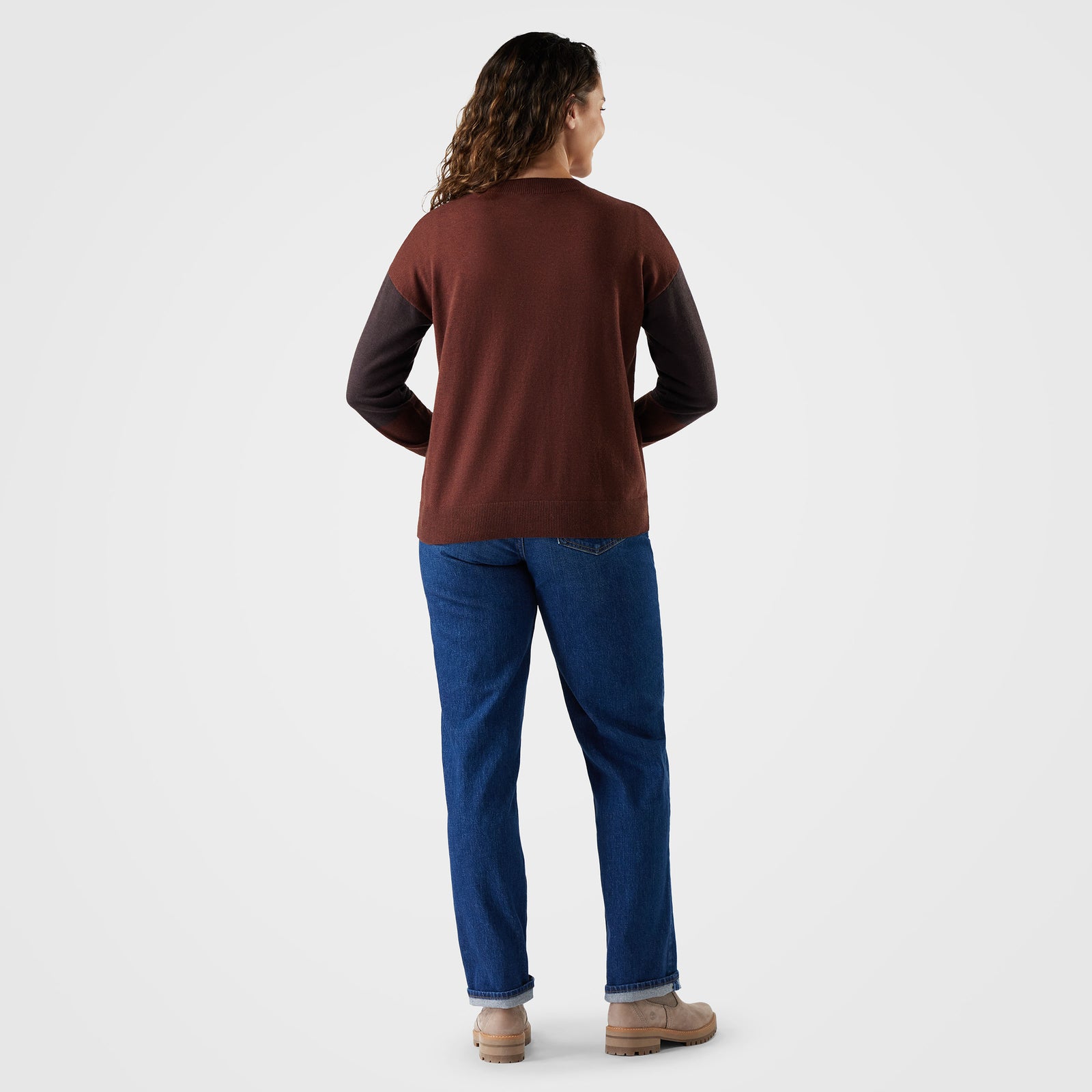 Women's Edgewood Crew Sweater Arctic Green - ver - 2