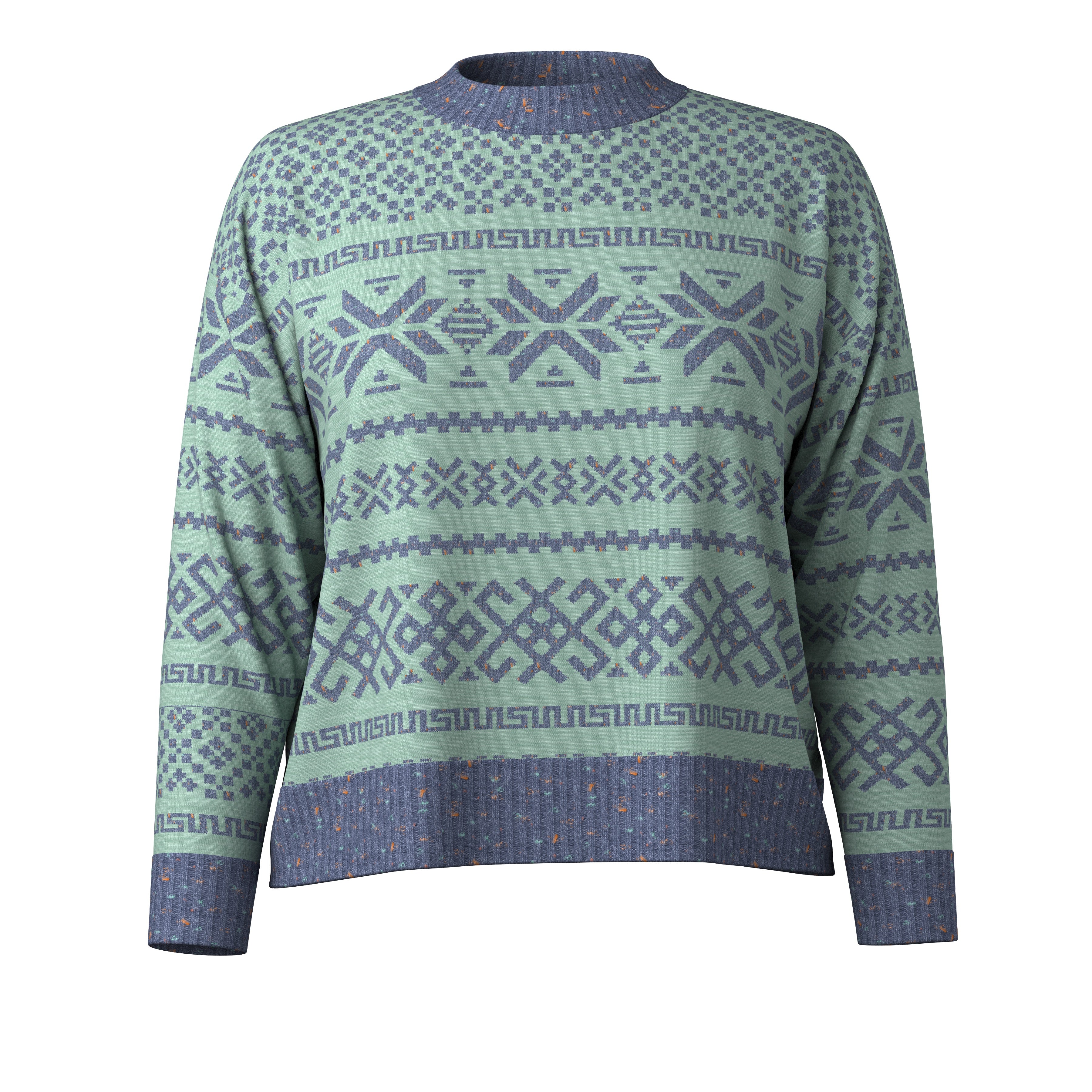 Women's Edgewood Heritage Crew Sweater - Terracotta