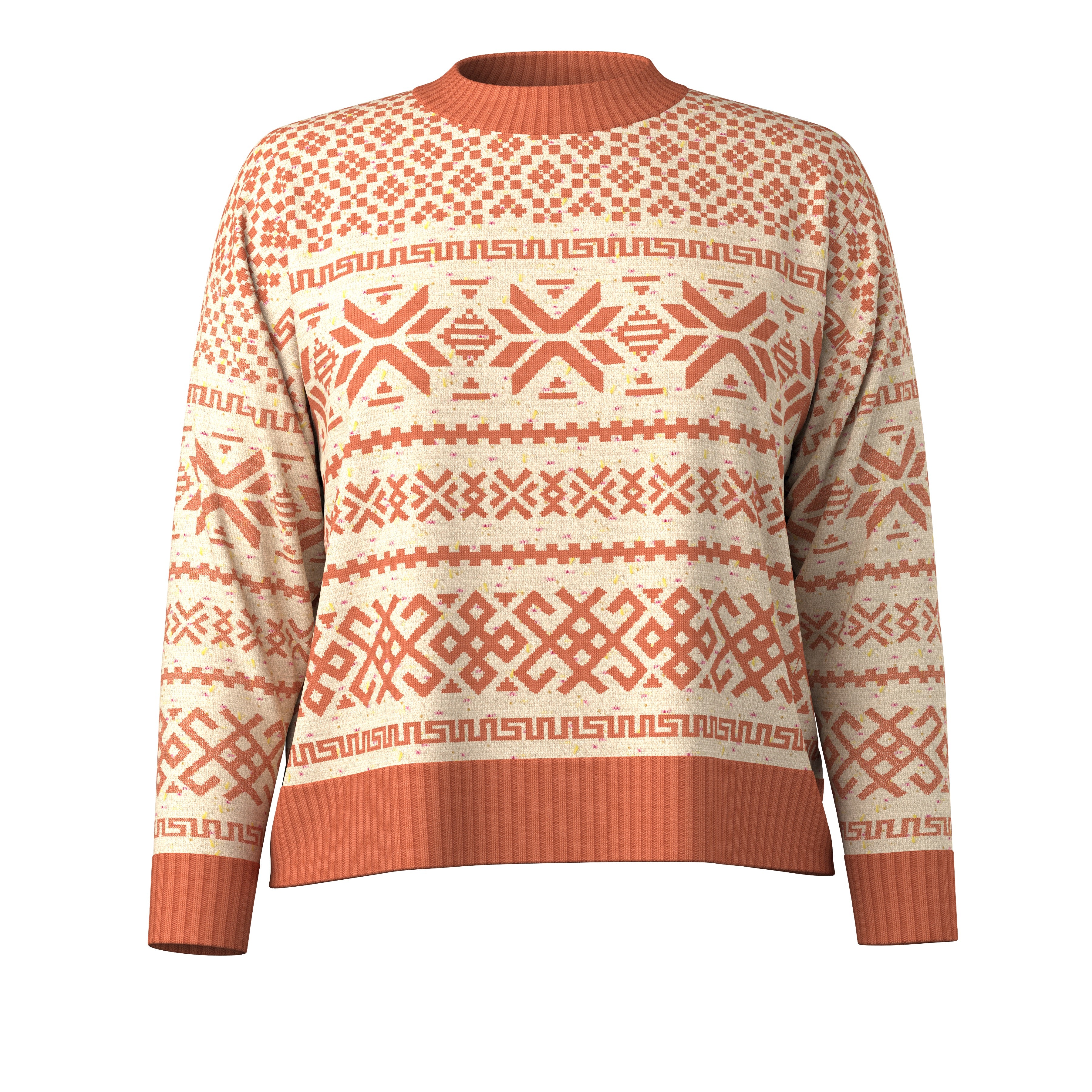 Women's Edgewood Heritage Crew Sweater - Terracotta