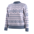 Women's Edgewood Heritage Crew Sweater Icy Lavender Heather - ver - 3
