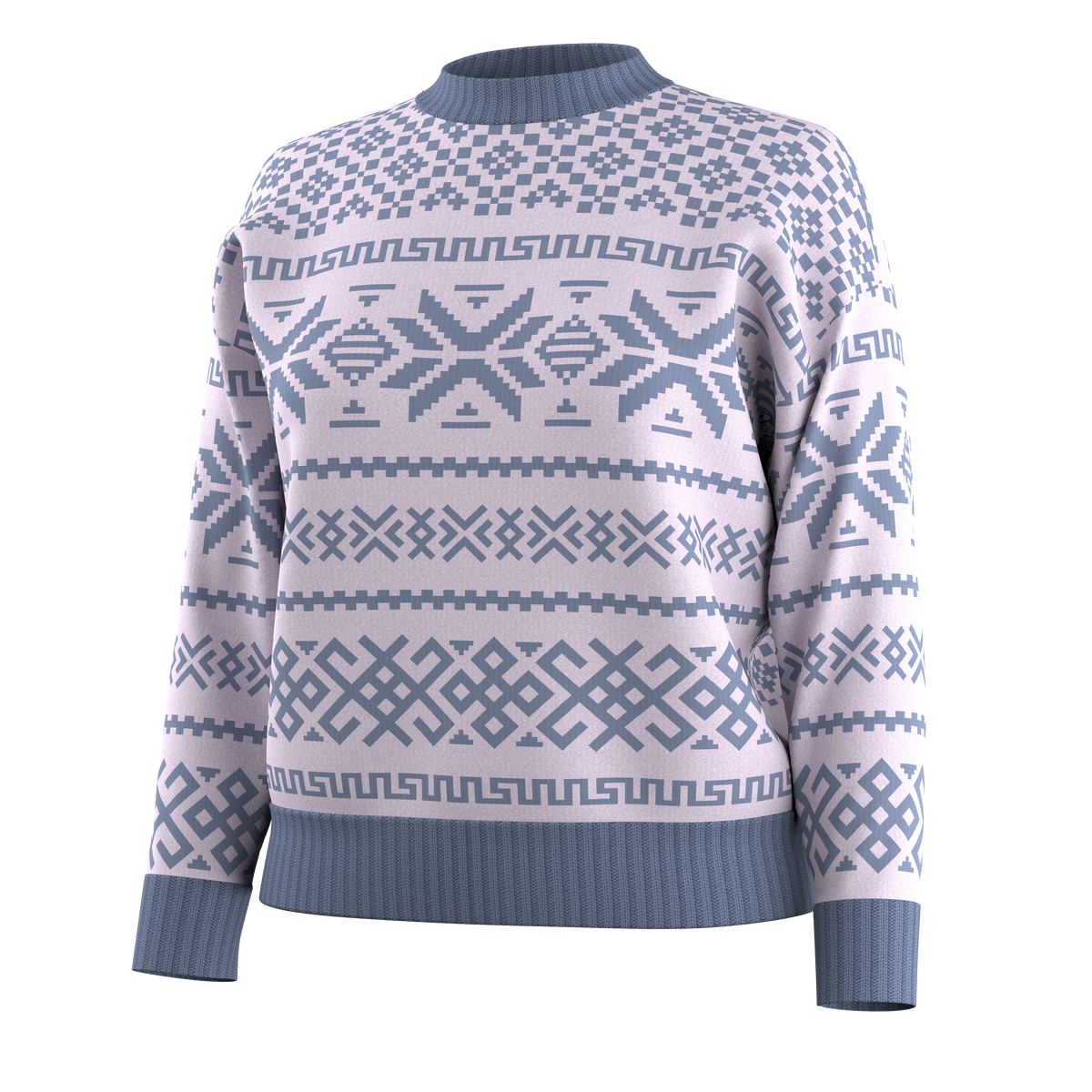 Women's Edgewood Heritage Crew Sweater Icy Lavender Heather