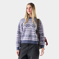 Women's Edgewood Heritage Crew Sweater Icy Lavender Heather - ver - 1