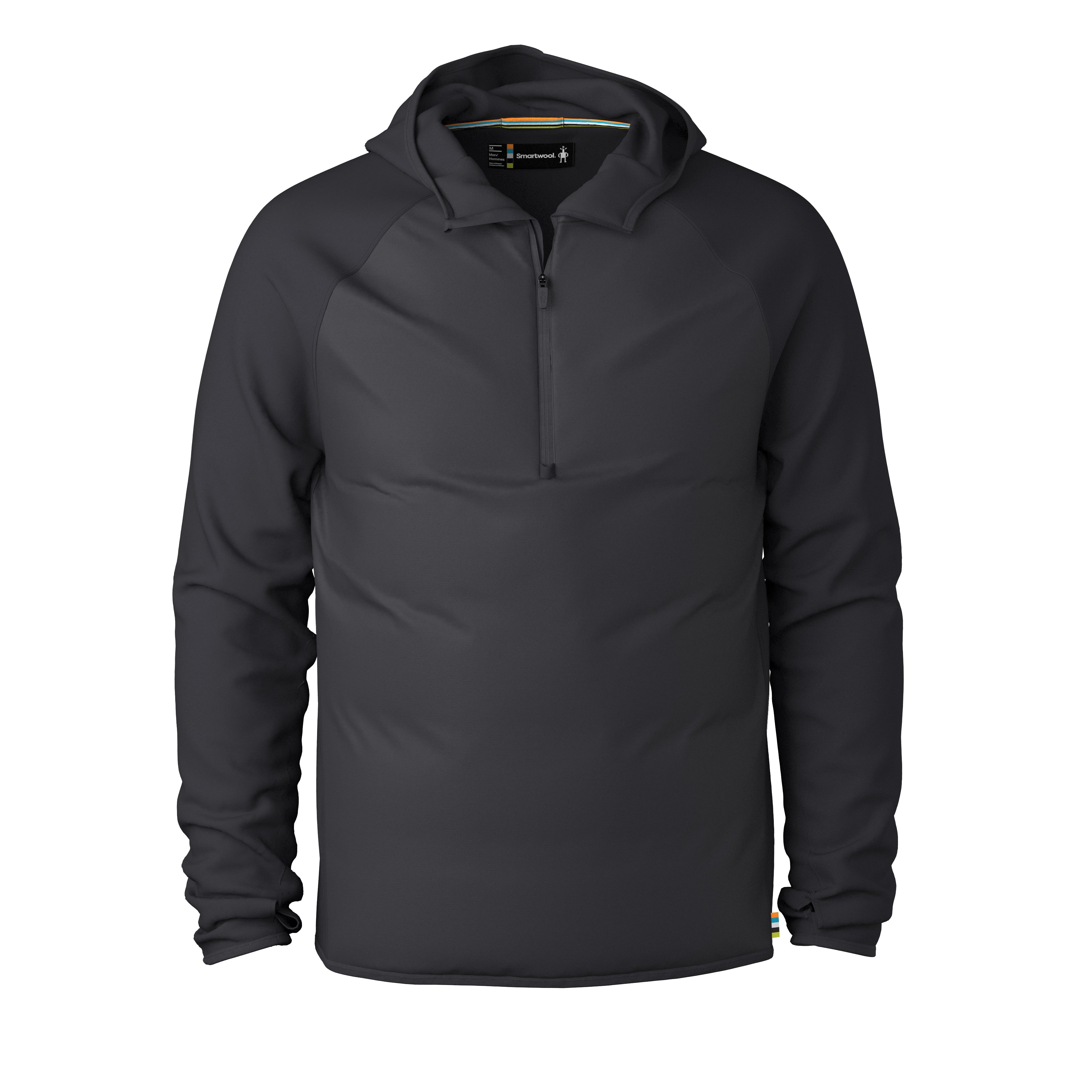Men's Smartloft 1/2 Zip Hoodie - Black