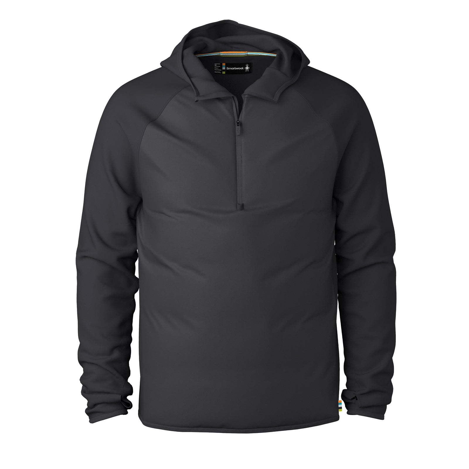 Men's Smartloft 1/2 Zip Hoodie Black - ver - 4