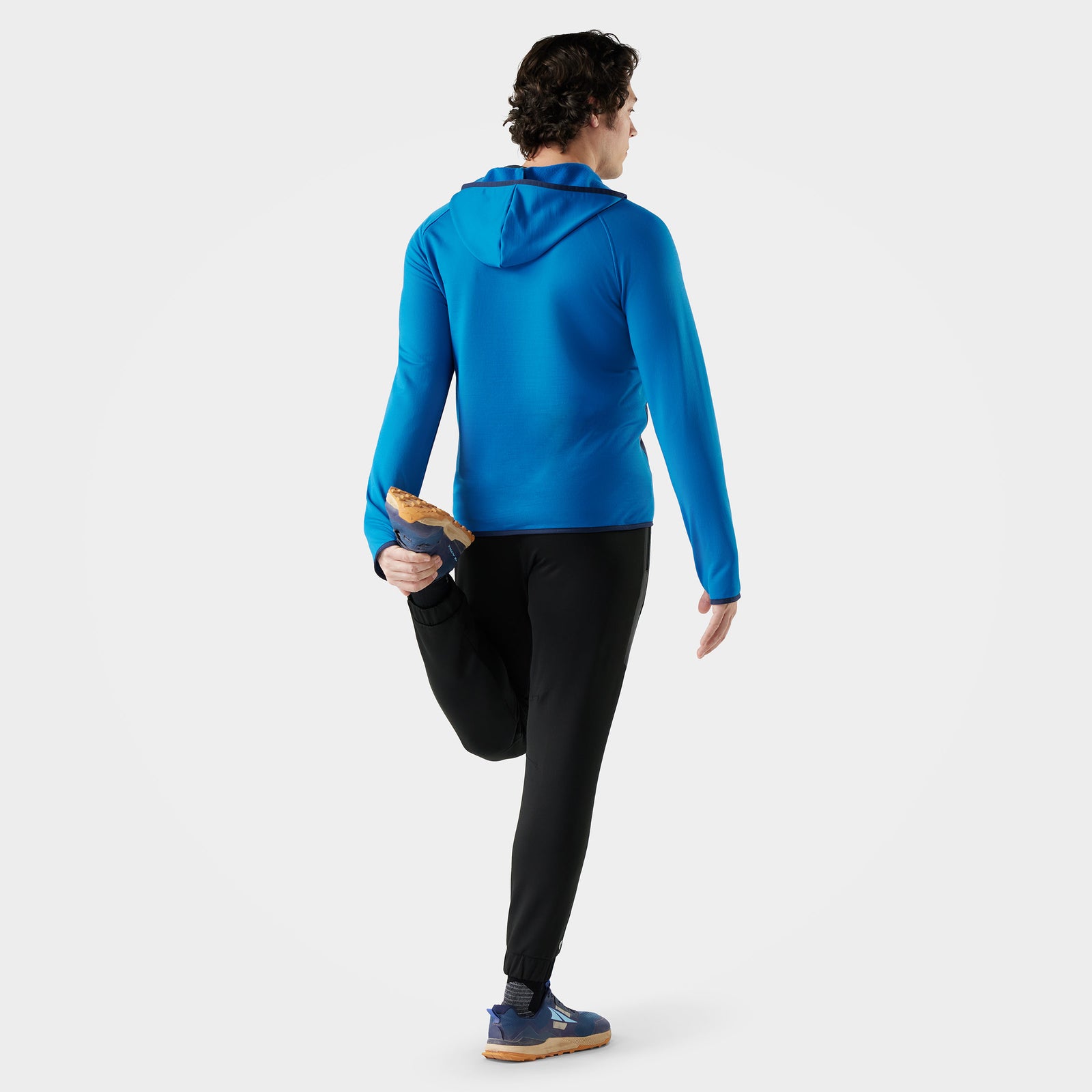 Men's Smartloft 1/2 Zip Hoodie Nival Blue - ver - 2