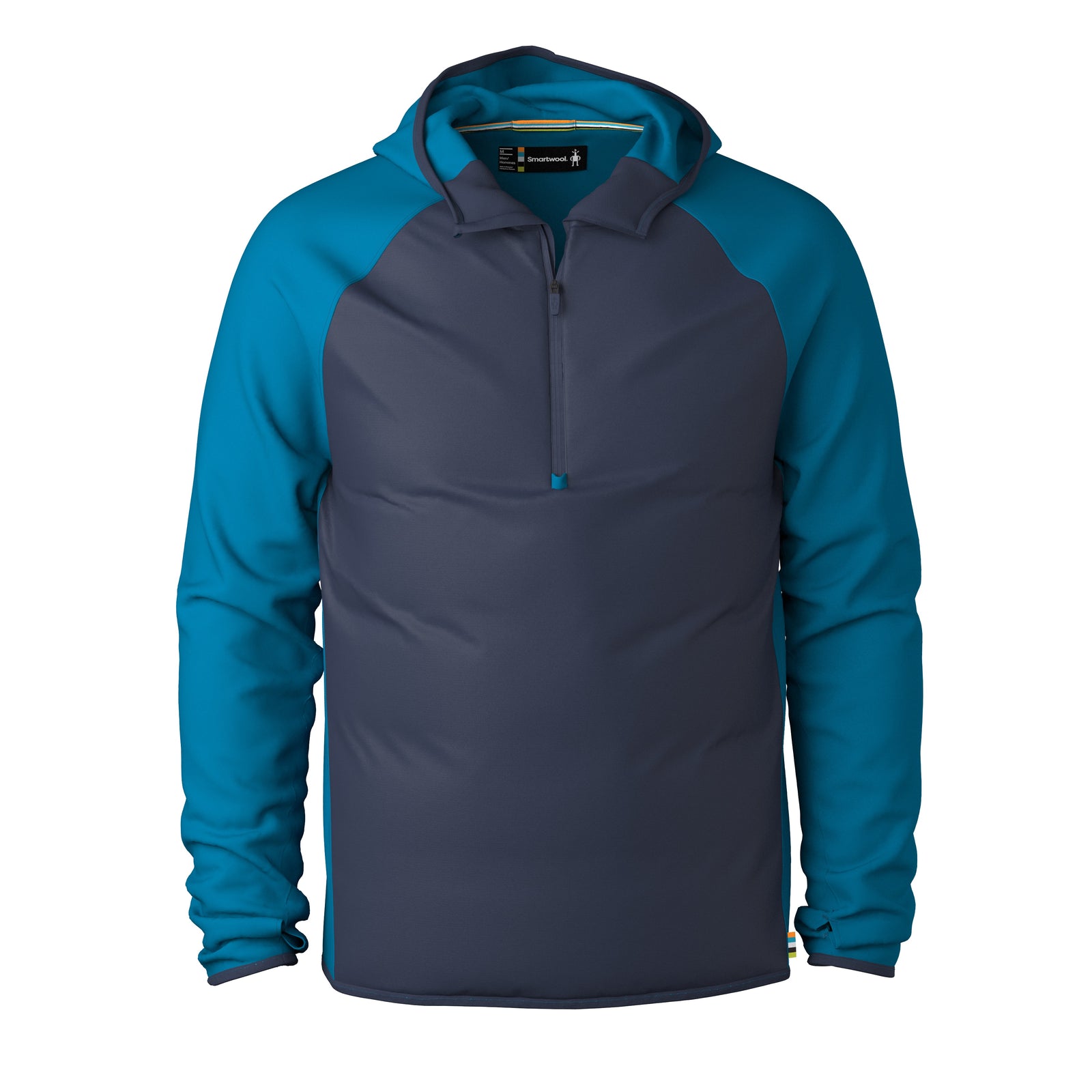 Men's Smartloft 1/2 Zip Hoodie Nival Blue - ver - 5
