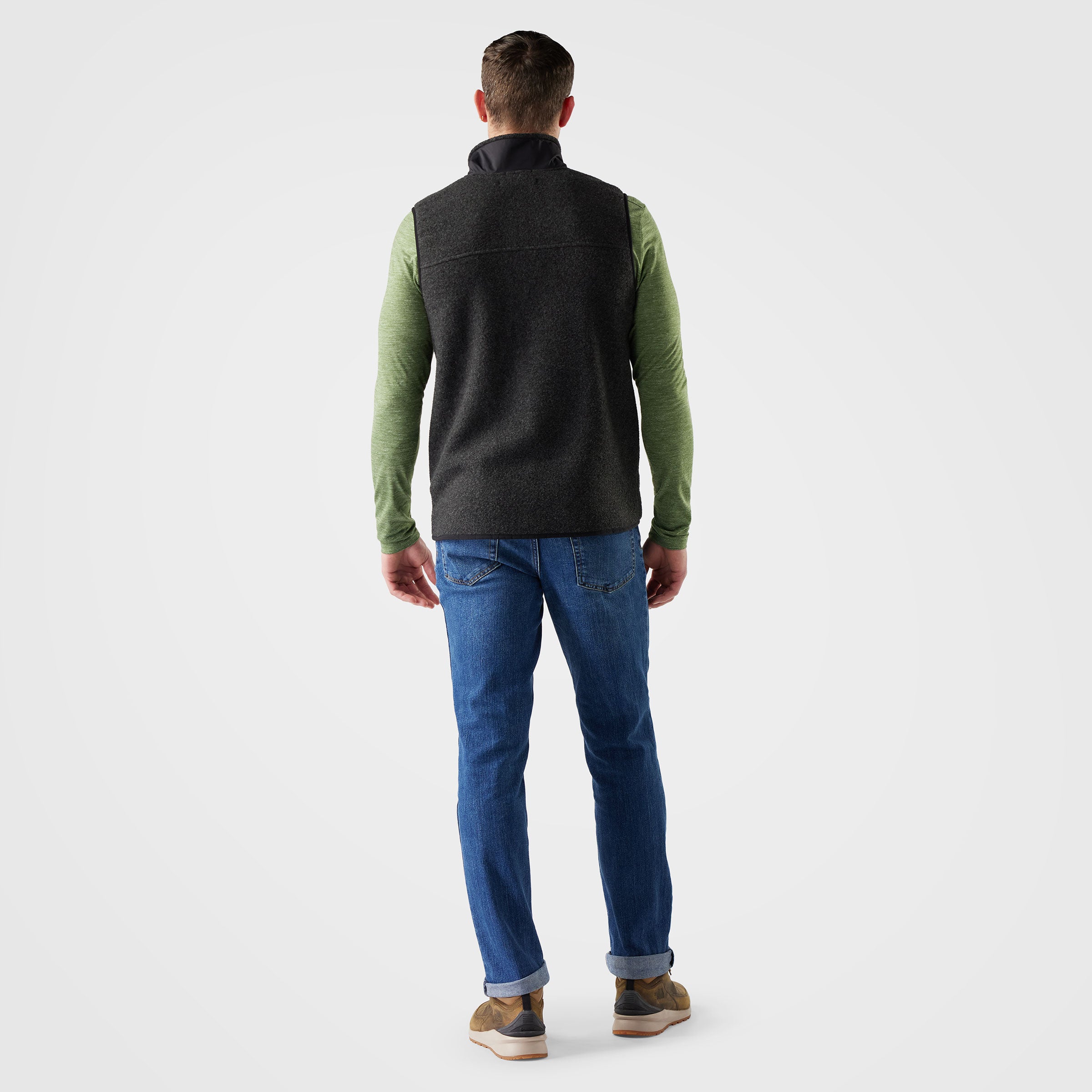 Men's Second Cut™ Fleece Vest - Charcoal