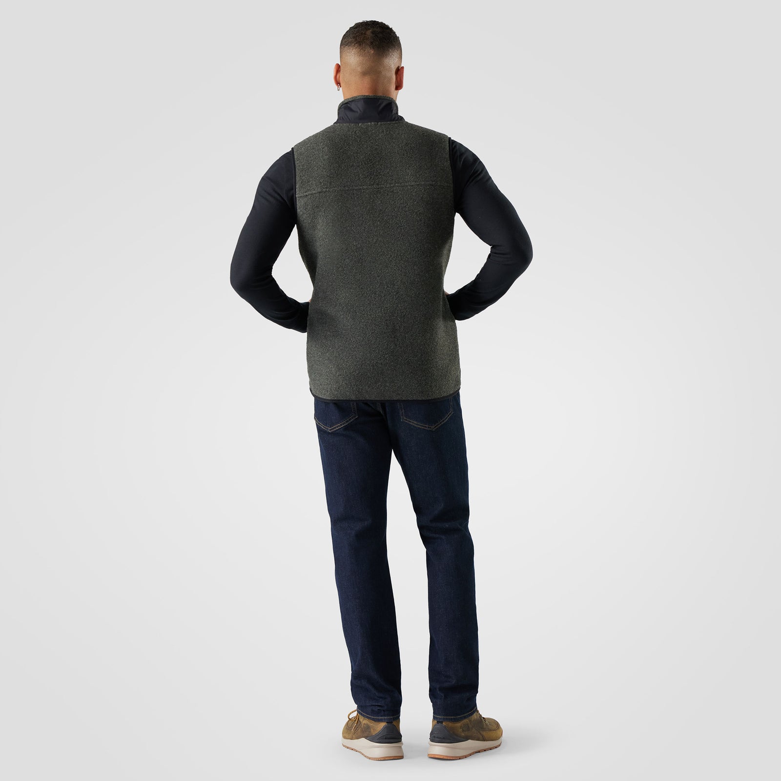 Men's Second Cut™ Fleece Vest Charcoal - ver - 2