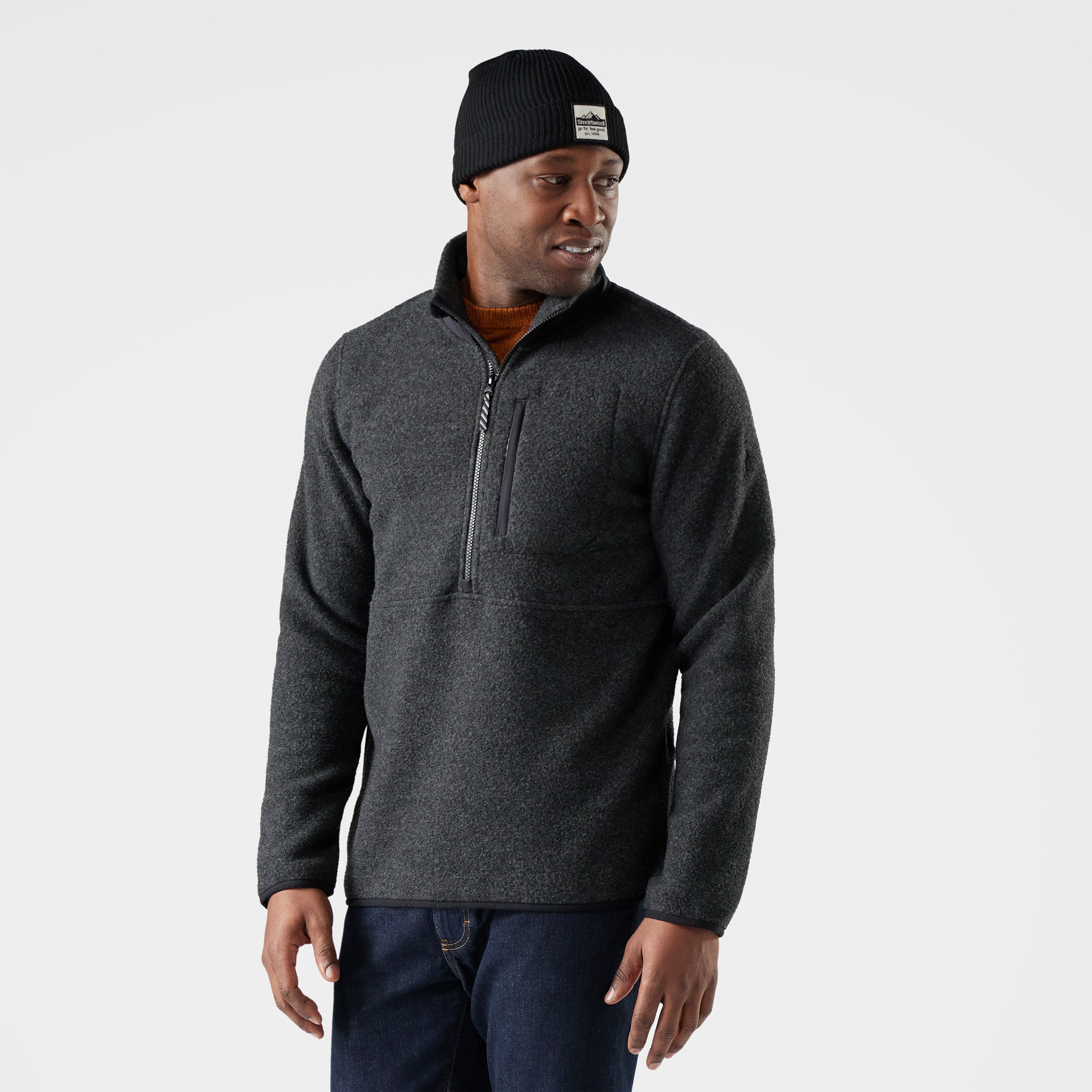 Men's Second Cut™ Fleece 1/2 Zip - Deep Navy