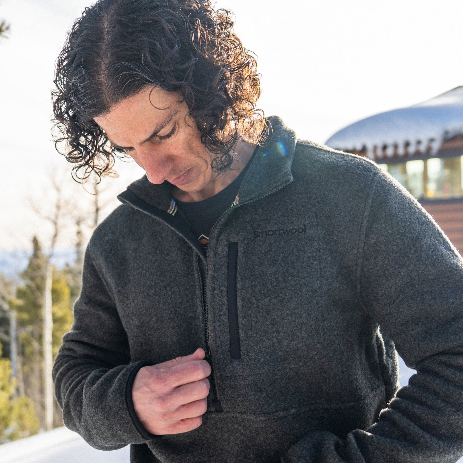 Haut en molleton Second Cut™ à demi-glissière pour hommes  - voir - 5