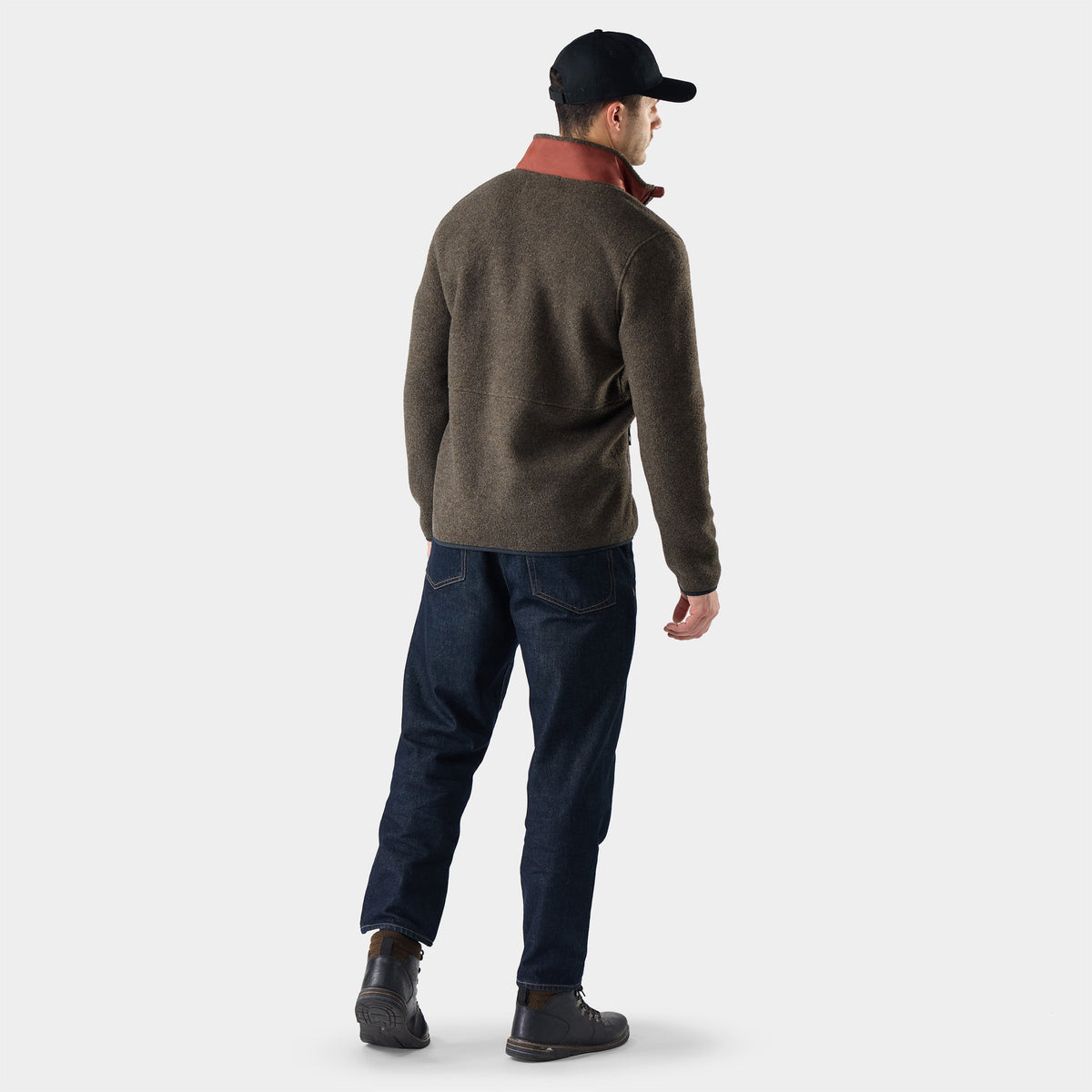 Men's Second Cut™ Fleece Jacket Burnt Sienna - ver - 2