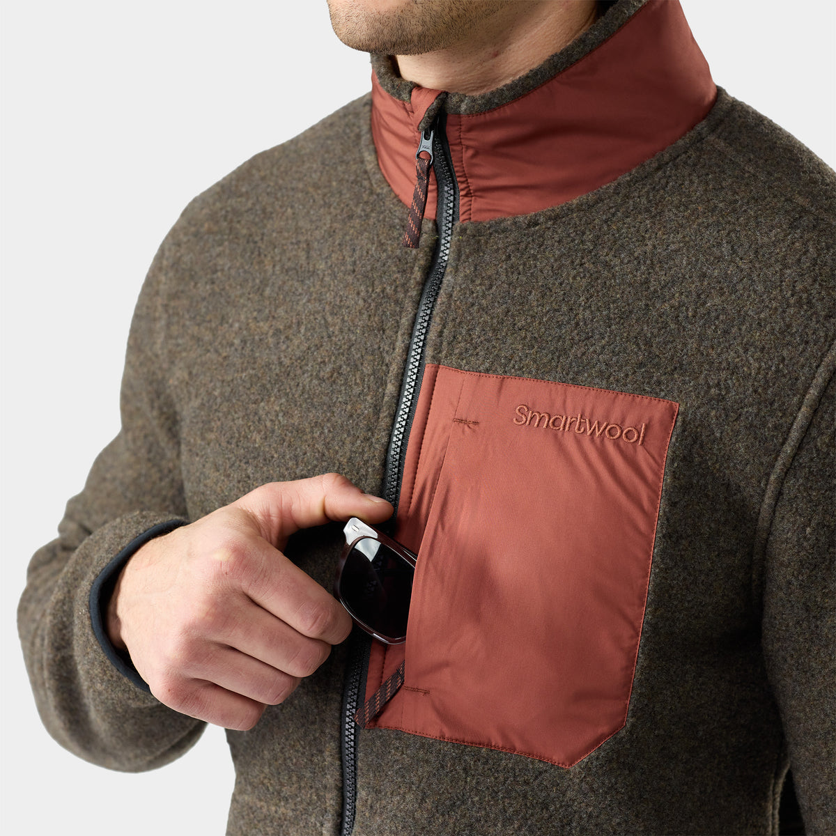 Men's Second Cut™ Fleece Jacket Burnt Sienna - ver - 3