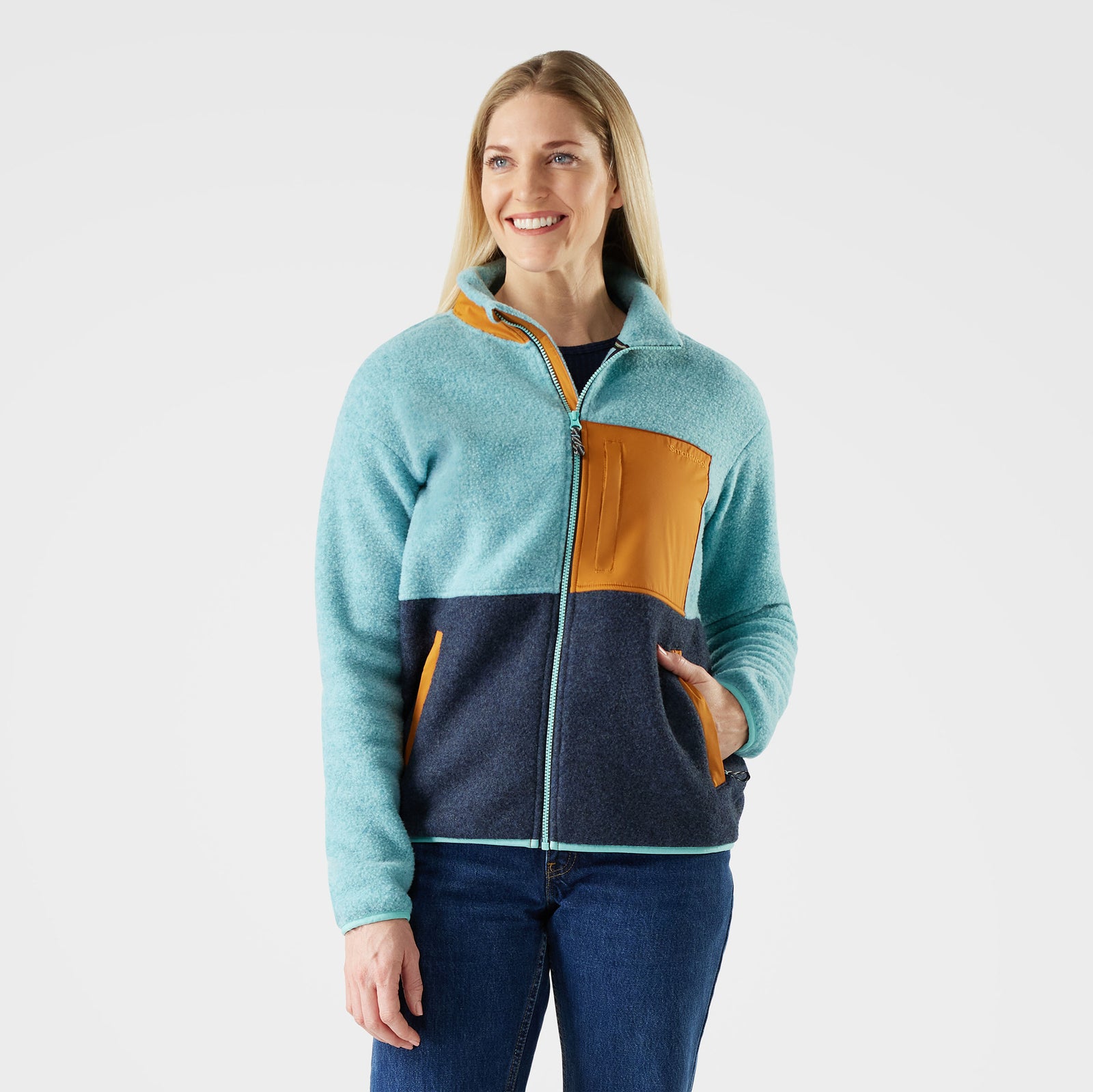 Women's Second Cut™ Fleece Jacket Pacific Blue - ver - 6
