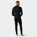 Men's Classic Thermal Merino Base Layer One Piece Black - ver - 2