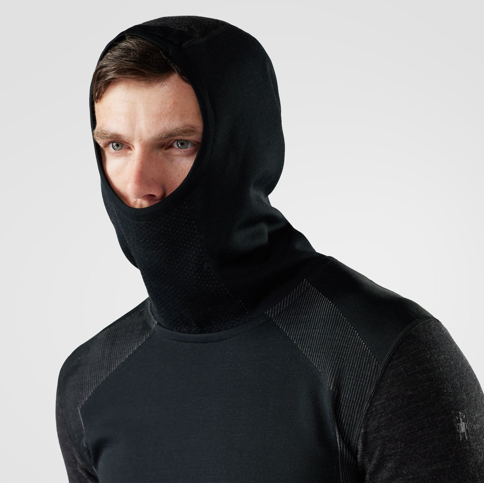 Men's Intraknit™ Thermal Merino Base Layer Hoodie Deep Navy-Nightfall Blue - ver - 5
