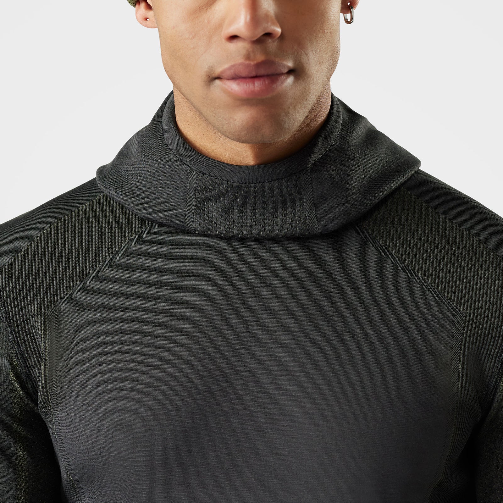 Men's Intraknit™ Thermal Merino Base Layer Hoodie Deep Navy-Nightfall Blue - ver - 3