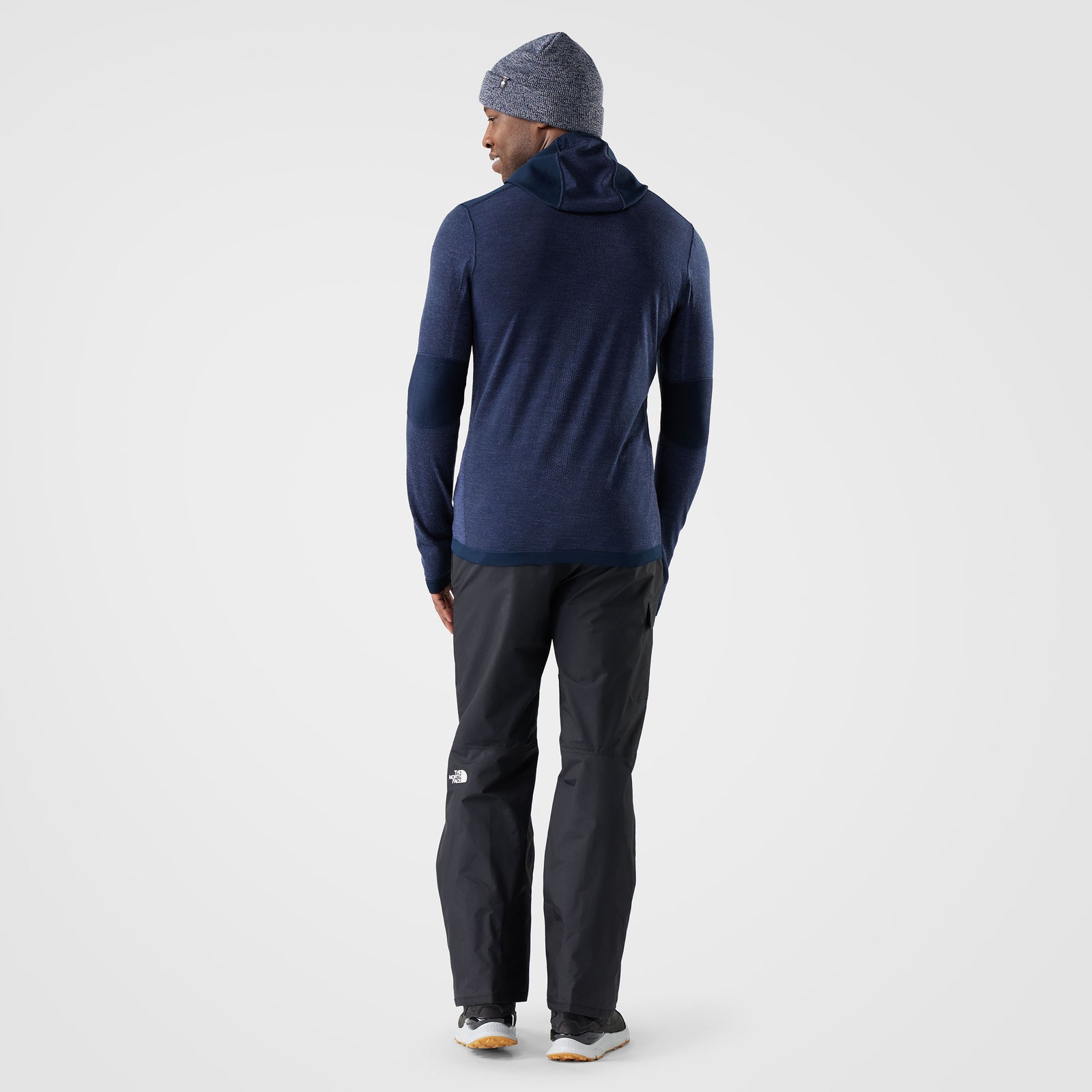 Men's Intraknit™ Thermal Merino Base Layer Hoodie Deep Navy-Nightfall Blue - ver - 2