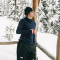 Men's Intraknit™ Thermal Merino Base Layer Hoodie Deep Navy-Nightfall Blue - ver - 9