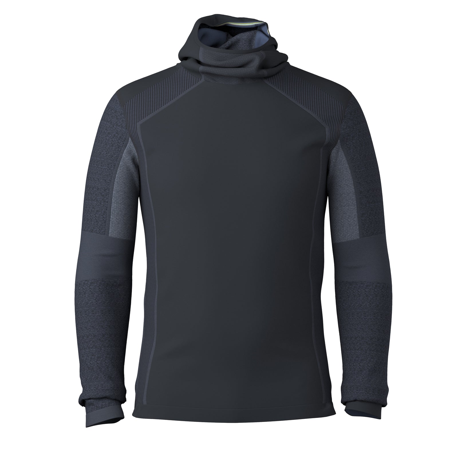 Men's Intraknit™ Thermal Merino Base Layer Hoodie Deep Navy-Nightfall Blue - ver - 7