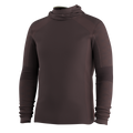 Men's Intraknit™ Thermal Merino Base Layer Hoodie Dark Mink-Burnt Sienna - ver - 6