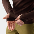 Men's Intraknit™ Thermal Merino Base Layer Hoodie Dark Mink-Burnt Sienna - ver - 4