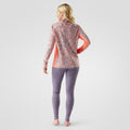 Women's Classic Thermal Merino Mock Neck Chalk Violet Heather - ver - 2