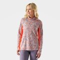 Women's Classic Thermal Merino Mock Neck Chalk Violet Heather - ver - 1