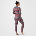 Women's Classic Thermal Merino Base Layer One Piece Currant Alpine Apres - ver - 2