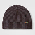 Thermal Merino Rib Beanie Mink-Chalk Violet Heather - ver - 2