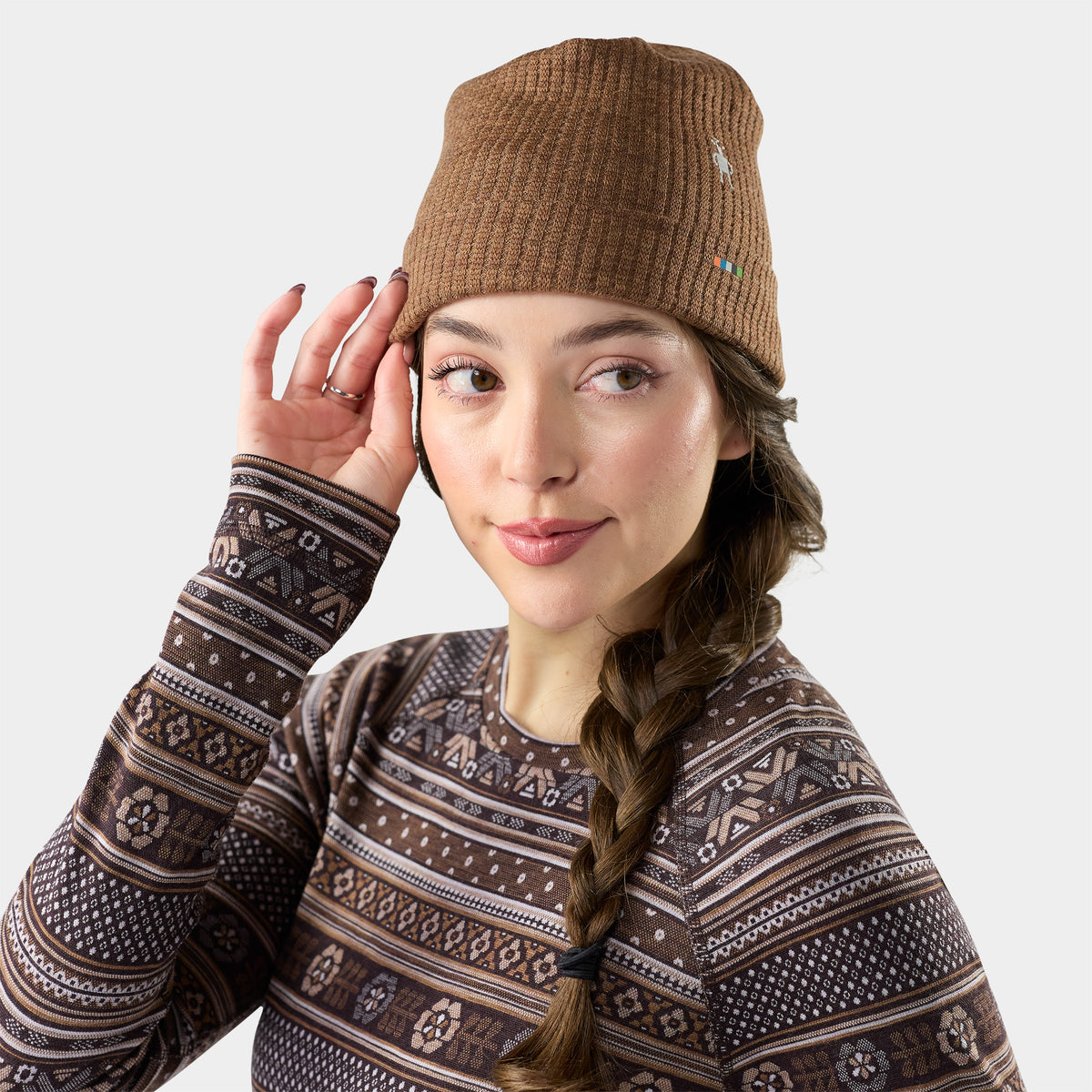 Tuque côtelée Thermal Merino  - voir - 1