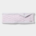 Quilted Fleece Headband Lavender Sky Heather - ver - 2