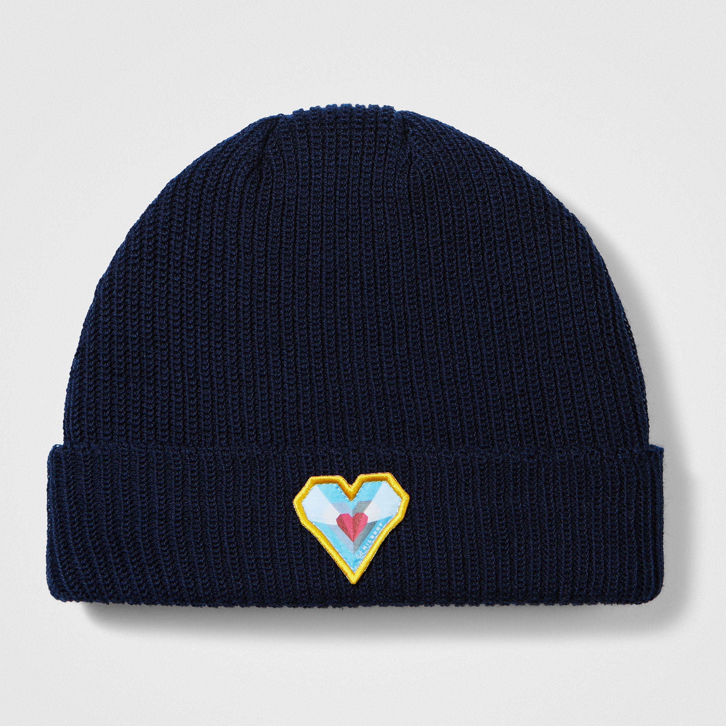 Smartwool Geo Peaks Patch Beanie - Deep Navy
