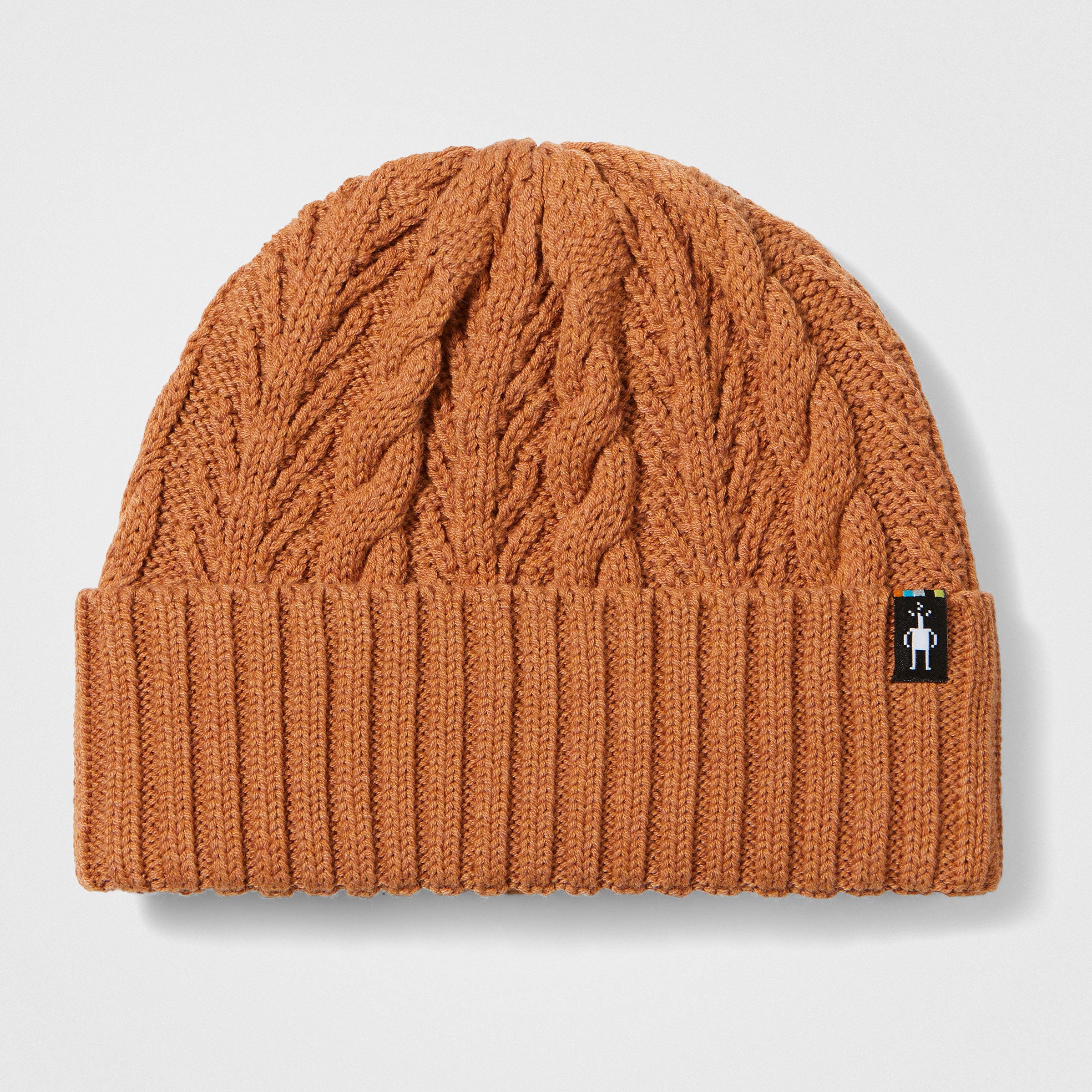 Cable Knit Beanie - Terracotta