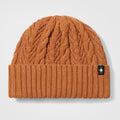 Cable Knit Beanie Terracotta - ver - 2