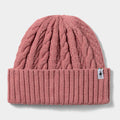 Cable Knit Beanie Terracotta - ver - 2