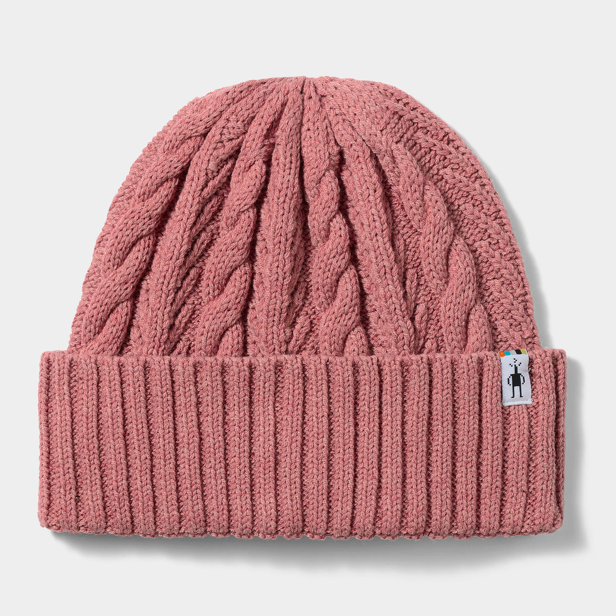 Cable Knit Beanie Terracotta - ver - 2