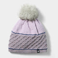 Cable Knit Colorblock Pom Beanie Squash - ver - 2