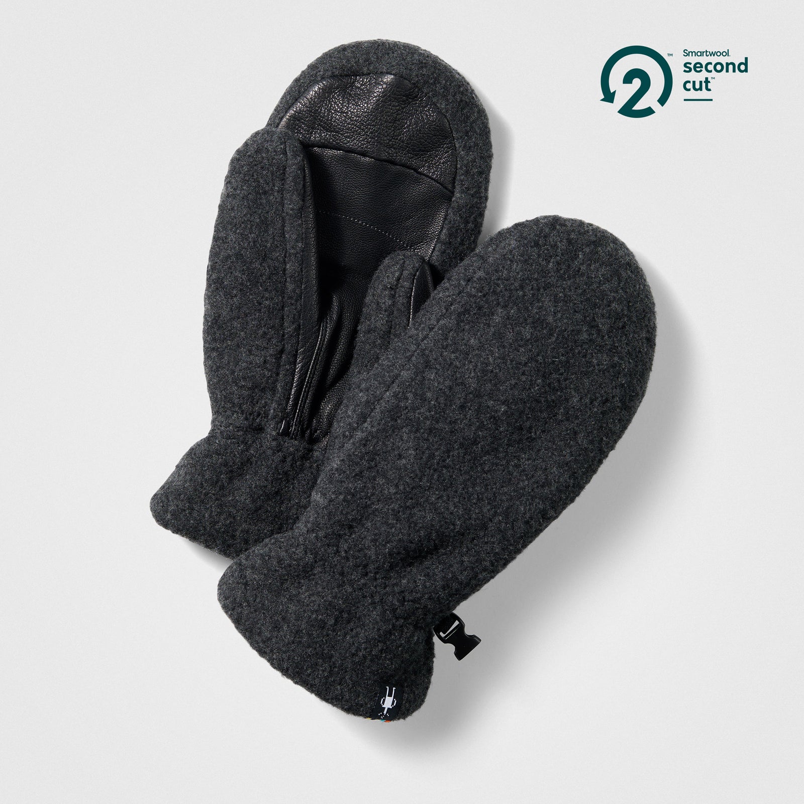 Second Cut™ Fleece Mitten Charcoal - ver - 1