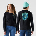 Gondola View Long Sleeve Graphic Tee Black - ver - 1