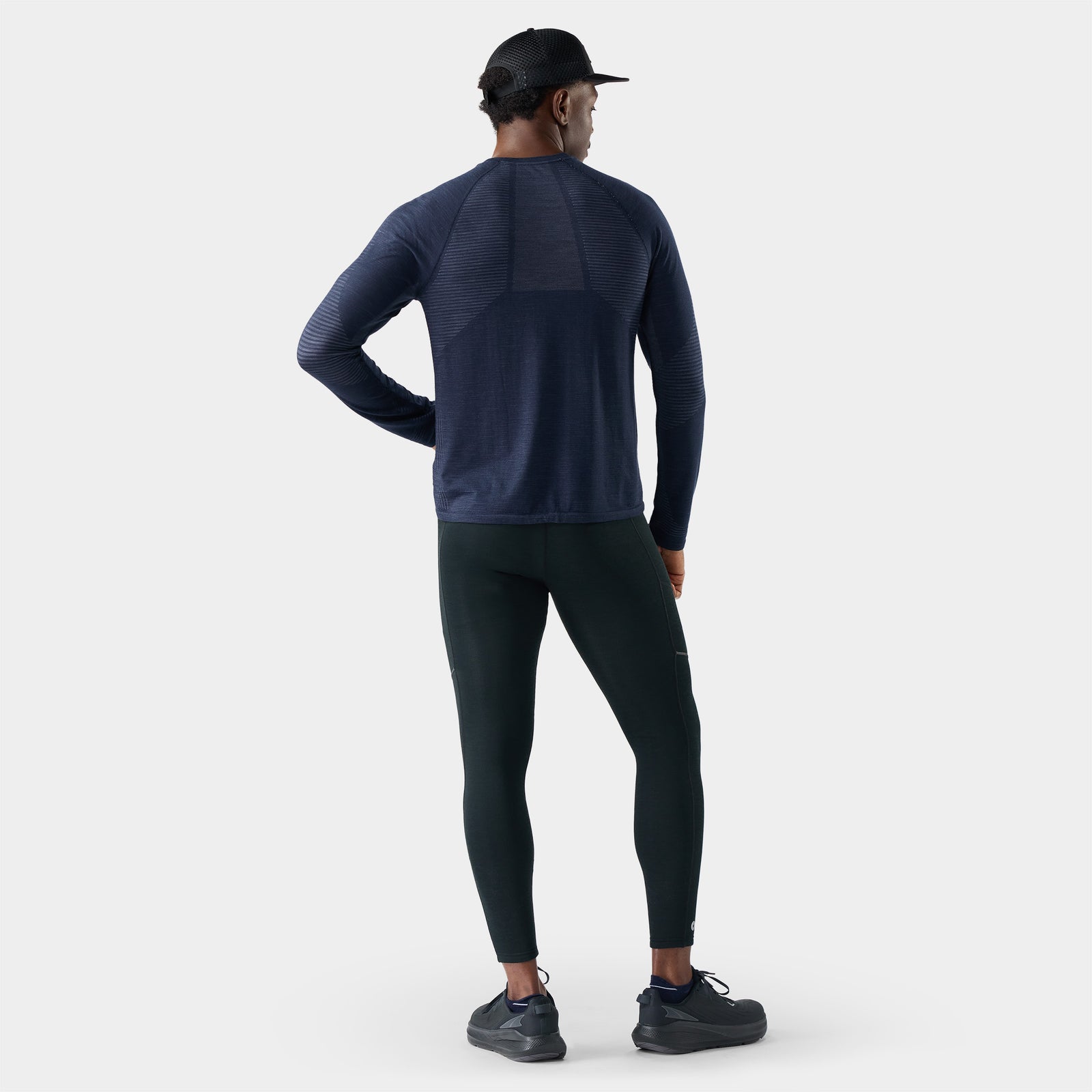 Men's Intraknit Seamless Long Sleeve Deep Navy - ver - 2