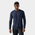 Men's Intraknit Seamless Long Sleeve Deep Navy - ver - 1