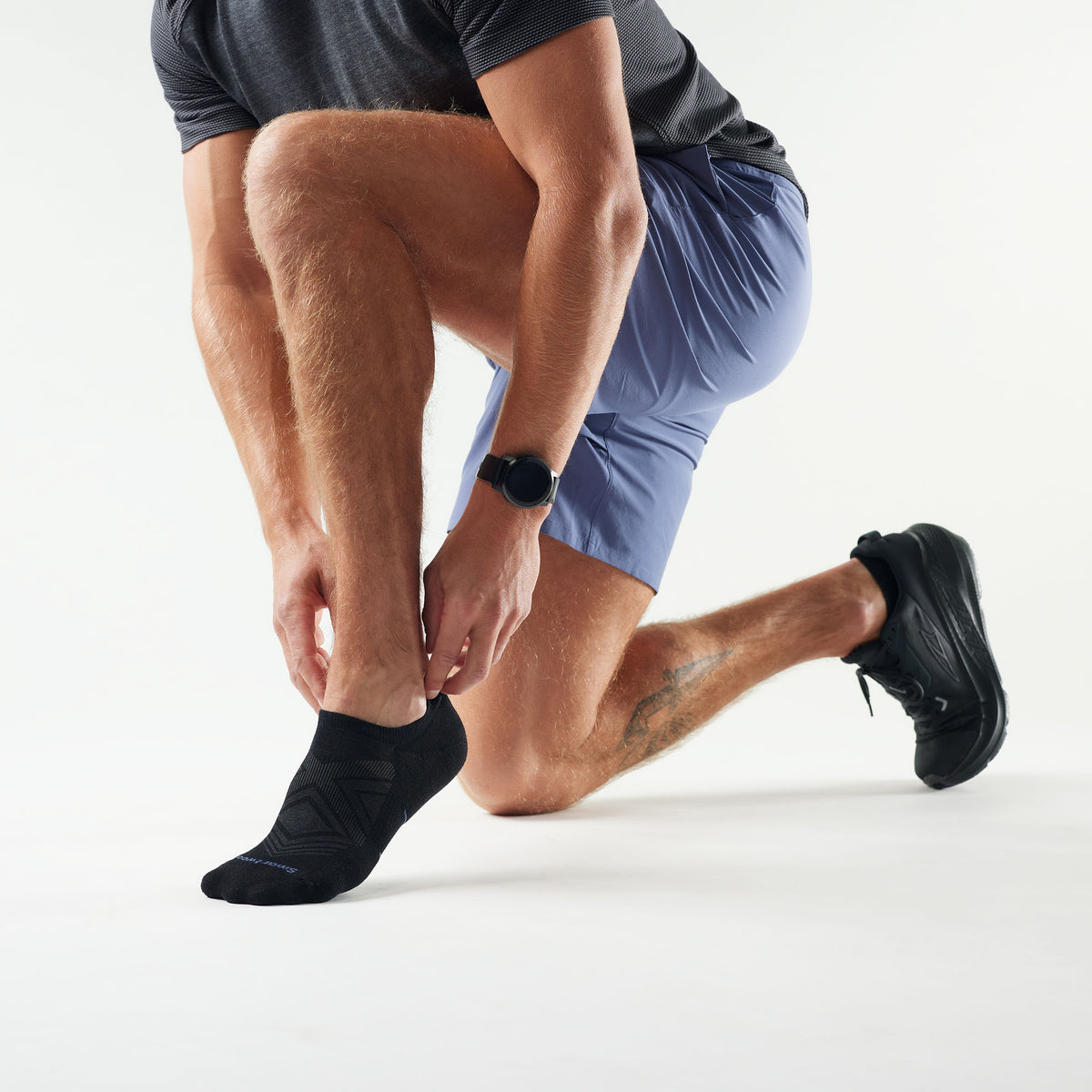 Run No Show Socks Black - 2